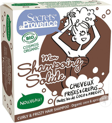 Secrets De Provence Shampoing Solide Cheveux Crépus Ou Frisés Bio 85g