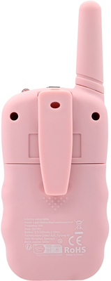 Lalarma Mix And Match Walkietalkie med 3km Rekkevidde, Rose