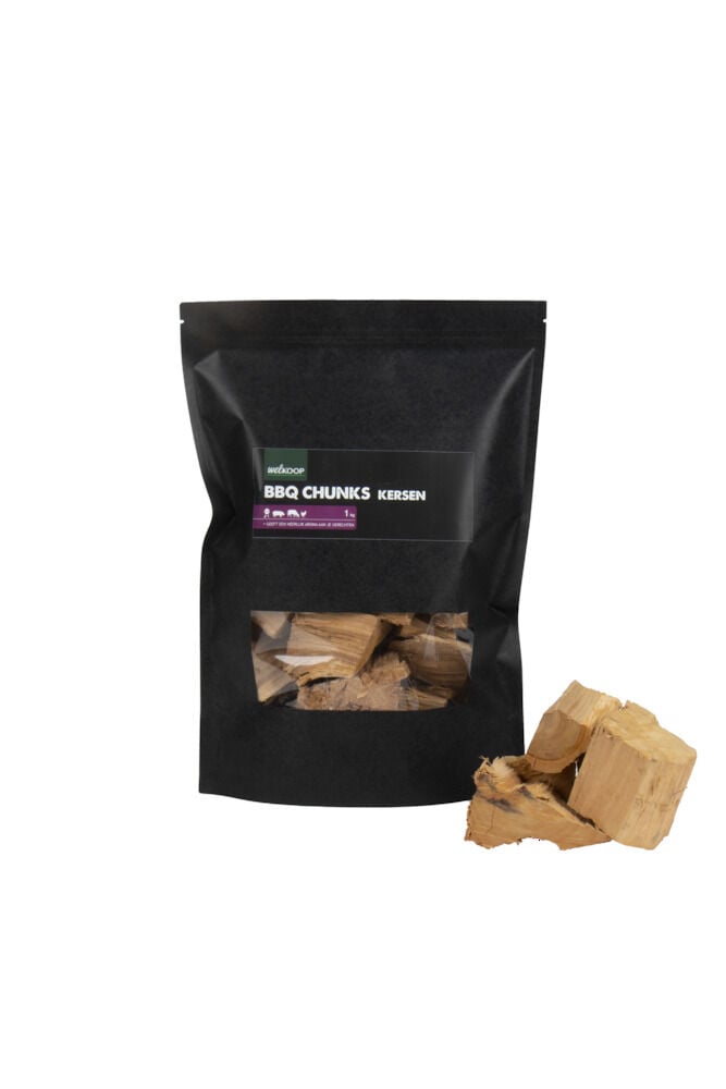 Welkoop Chunks Kers - Rookhout - 1 Kilogram - Kers