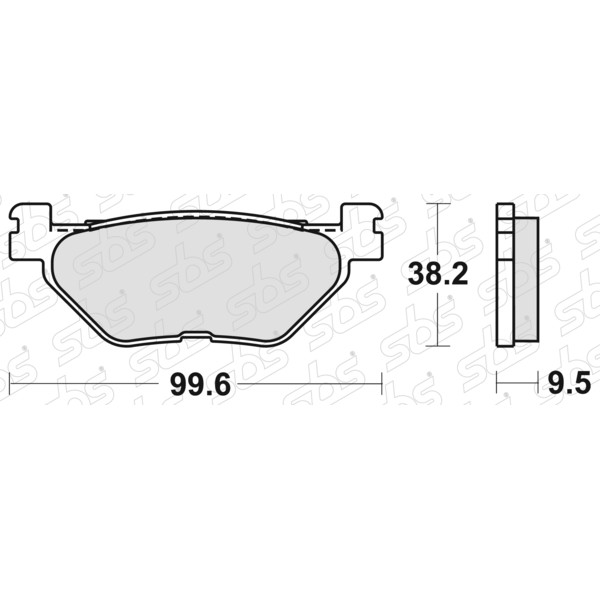 SBS - Plaquettes de frein 769 LS