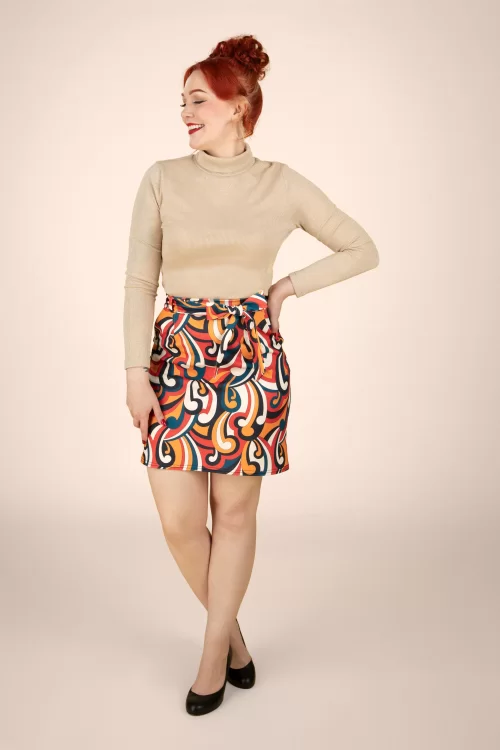 Vintage Chic for Topvintage Jessy a-lijn rok in multi