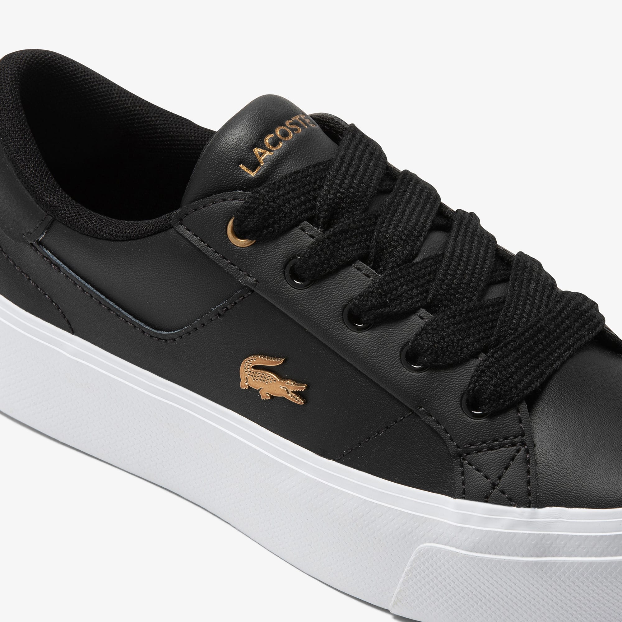 Sneakers Ziane Platform femme Lacoste en cuir Sneakers - Noir - Lacoste - Femme
