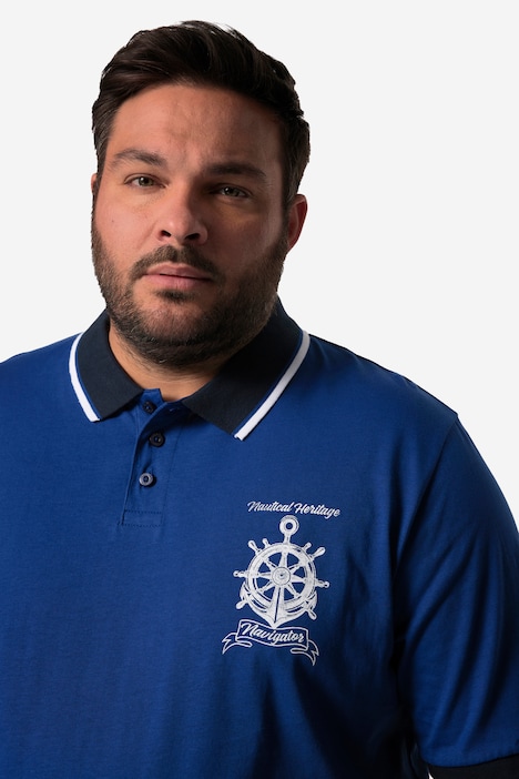Men+ Poloshirt, Halbarm, Bauchfit, bis 84/86