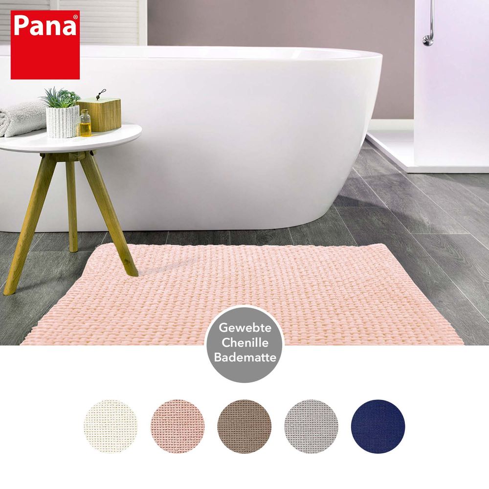 PANA® Badematten • Badvorleger • Duschvorleger • Badteppich • Mikrofaser Bad-Teppich • Duschvorleger • Ökotex Zertifiziert • versch. Farben