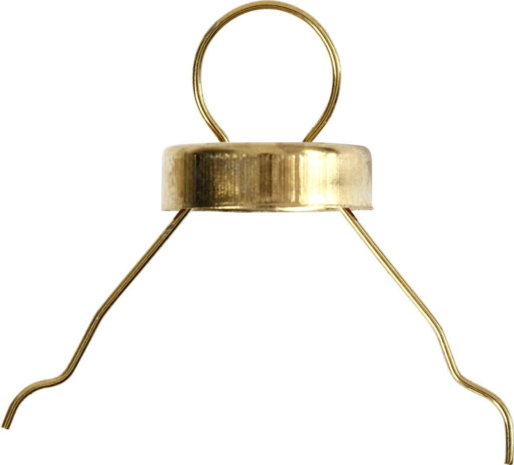 Ophæng - Ø 13 MM - Hulstr. 5 MM - Guld - 25 Stk