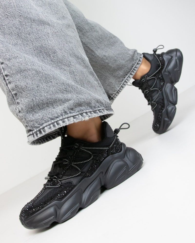 Steve Madden Spectator-R Sneakers  - zwart