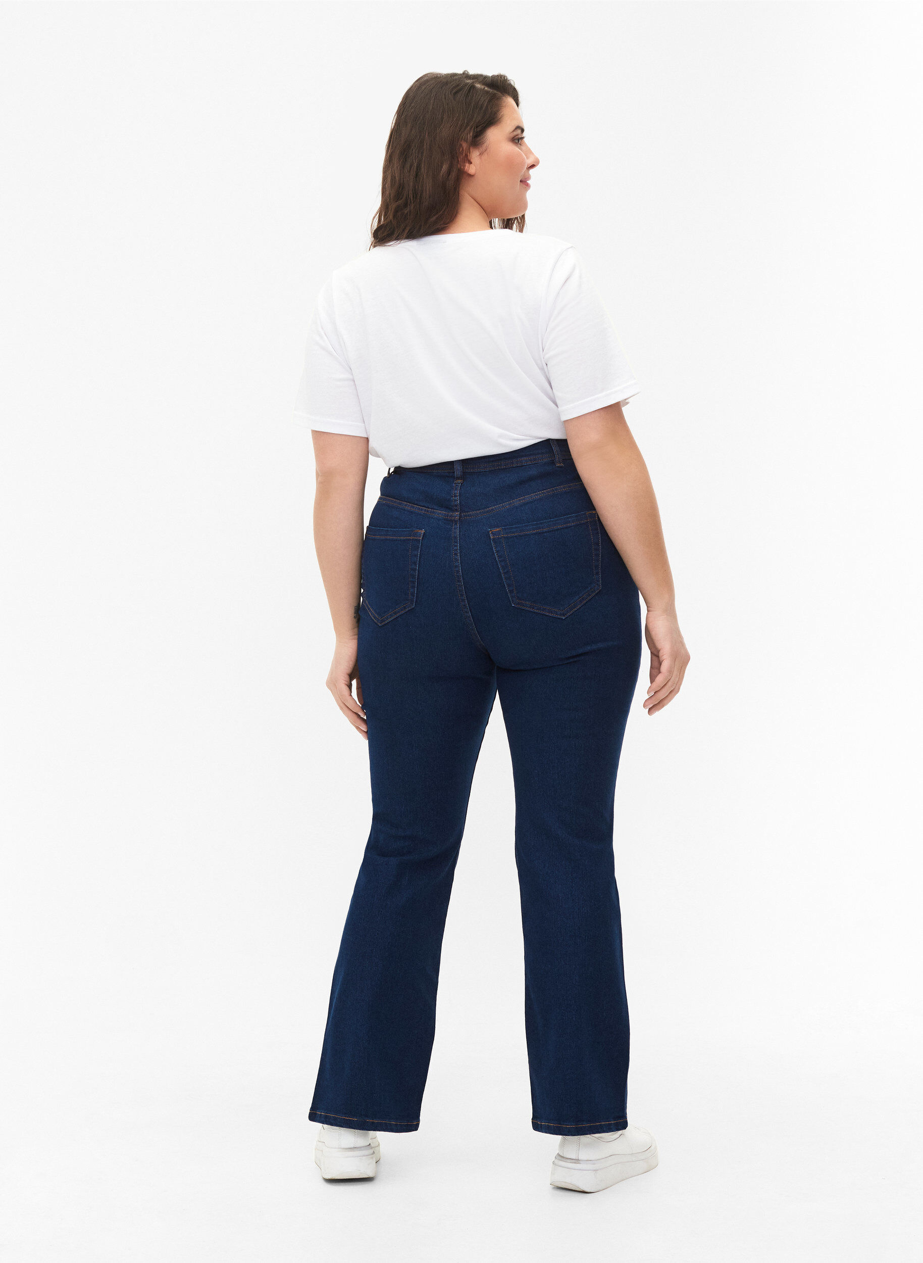 FLASH - Højtaljede jeans med bootcut