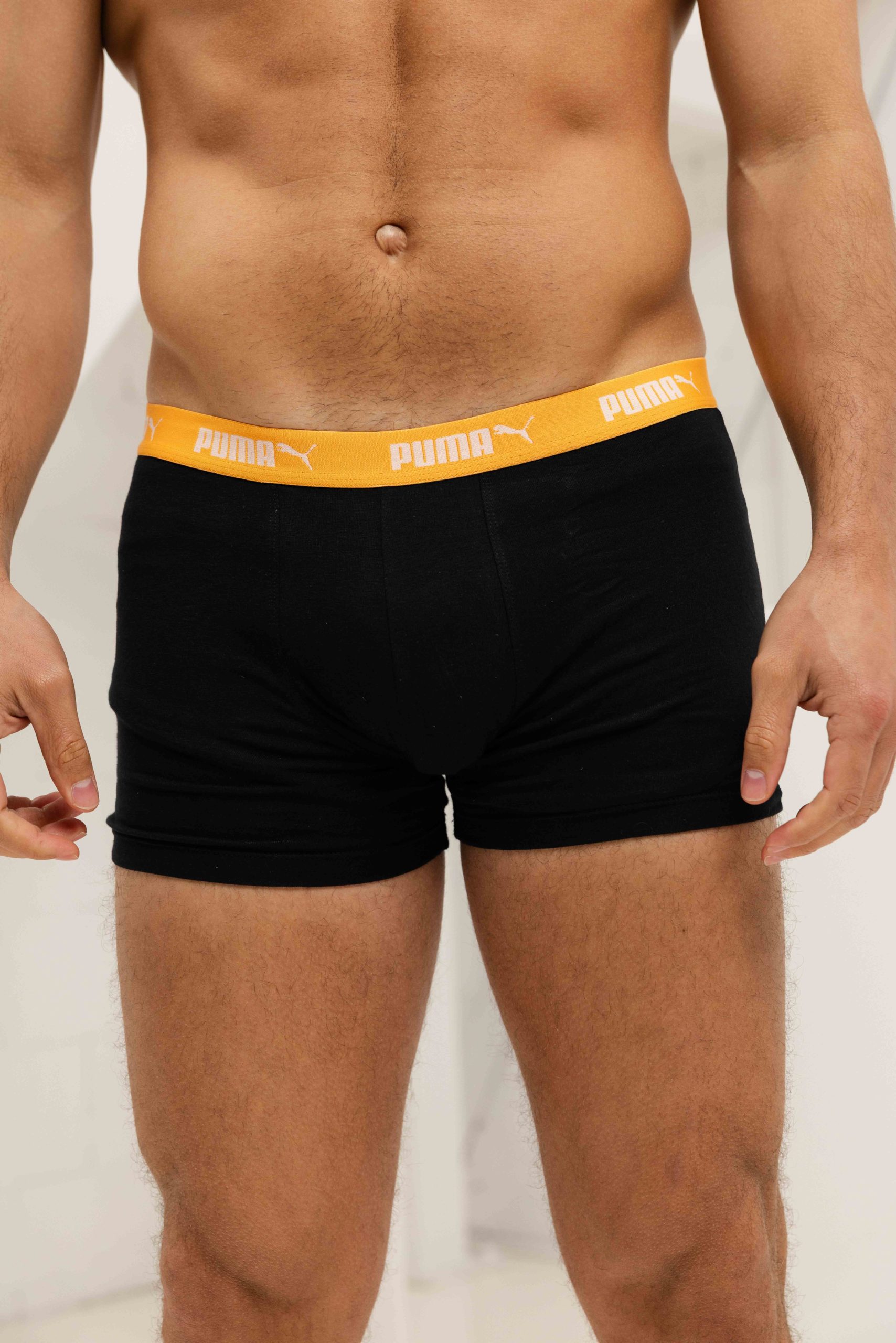 Puma Promo Boxershort Heren 12-Pack Zwart/Oranje/Blauw/Geel