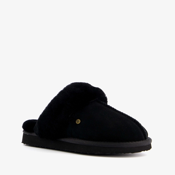 Hush Puppies suede dames pantoffels