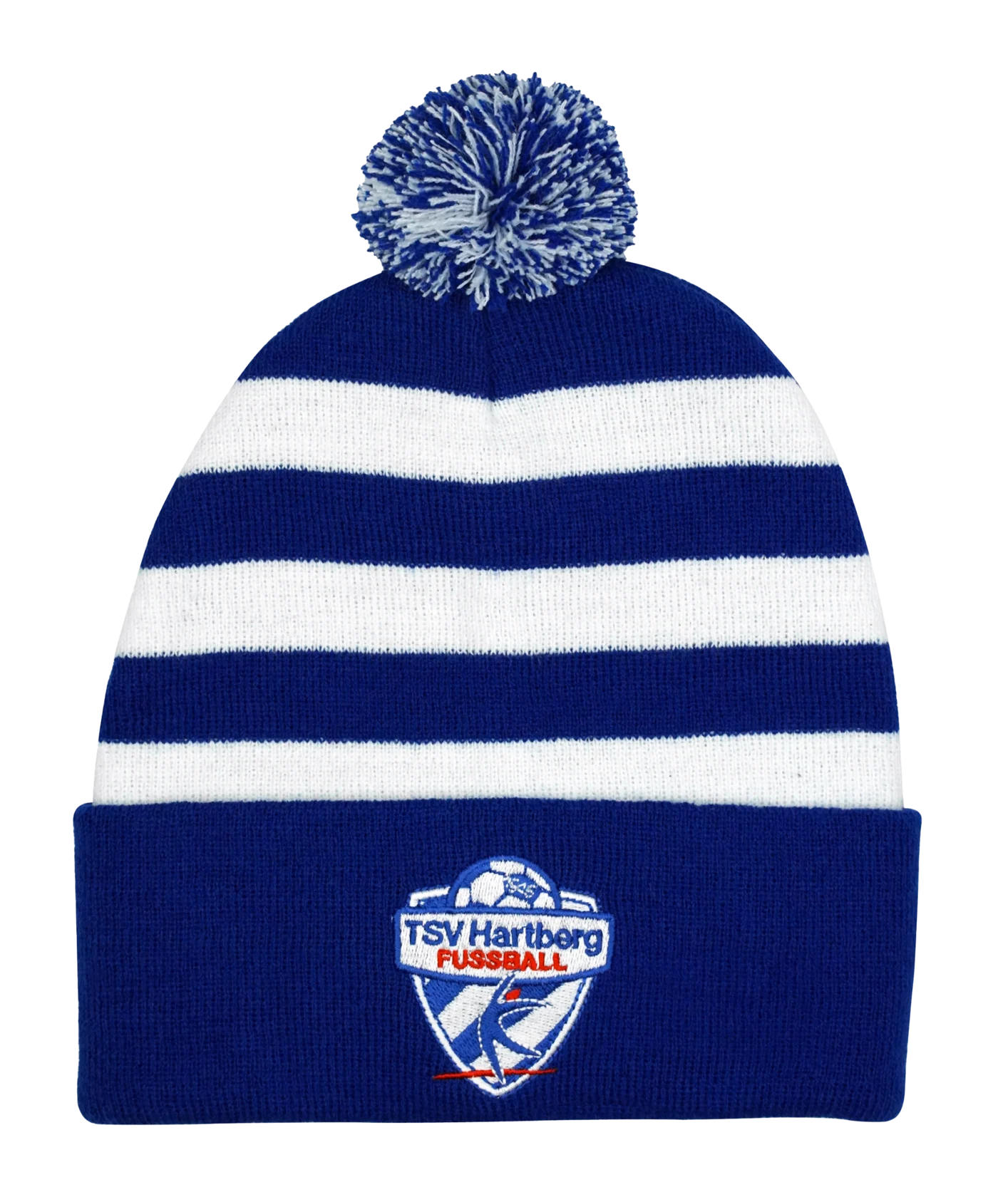 TSV Hartberg NHL Bronx Beanie Bommel Weiss Blau