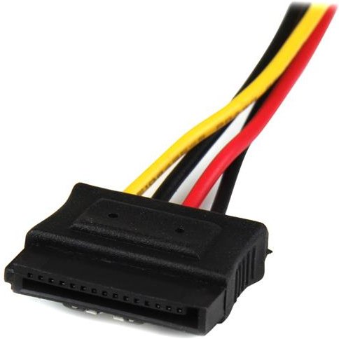 StarTech.com Câble adaptateur d'alimentation interne LP4 (4 broches) - Mâle vers 2x SATA femelle - 30 cm
