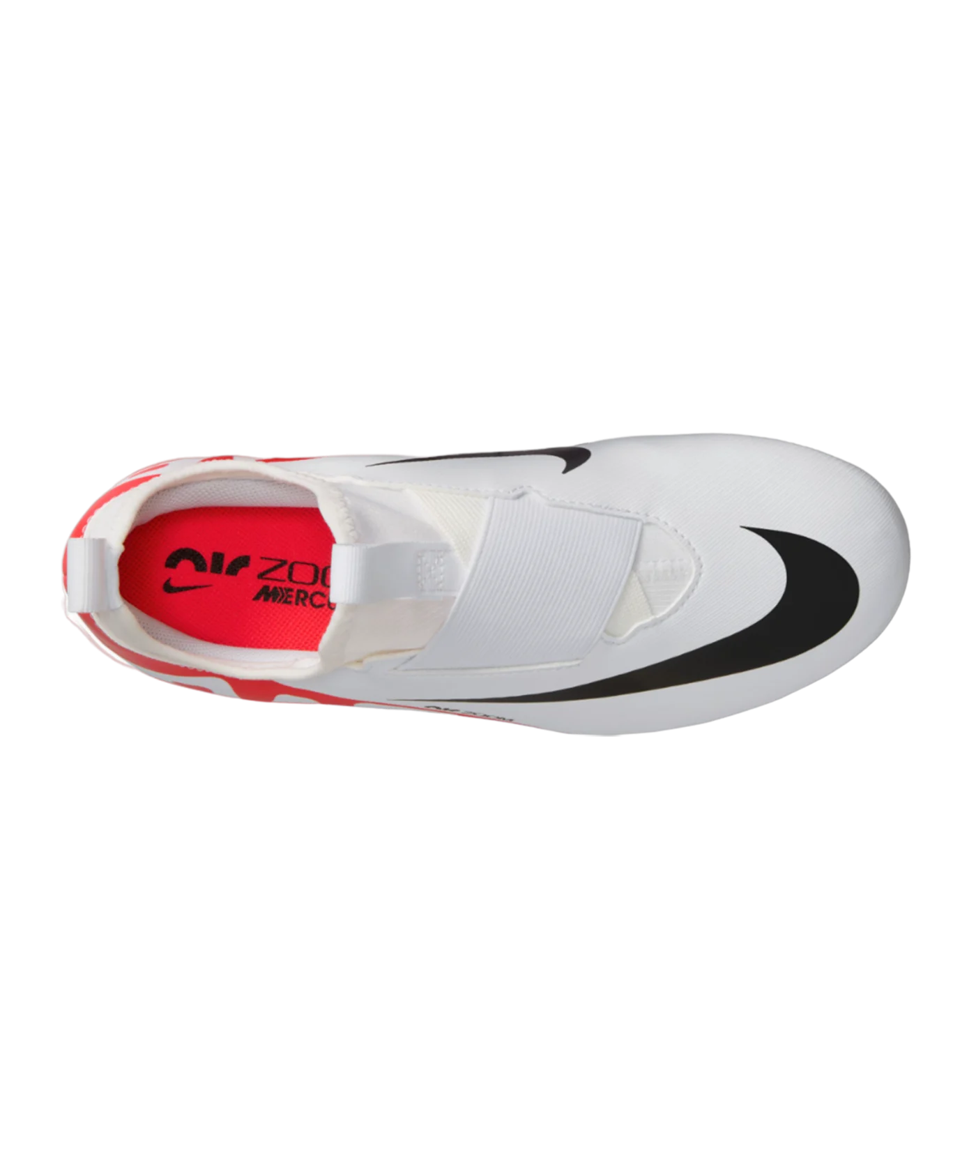 Nike Jr Air Zoom Mercurial Vapor XV Academy FG/MG Ready Kids Rot Weiss Schwarz F600