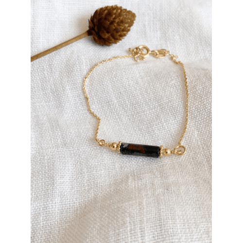 Bracelet Ombeline noir Jaspe