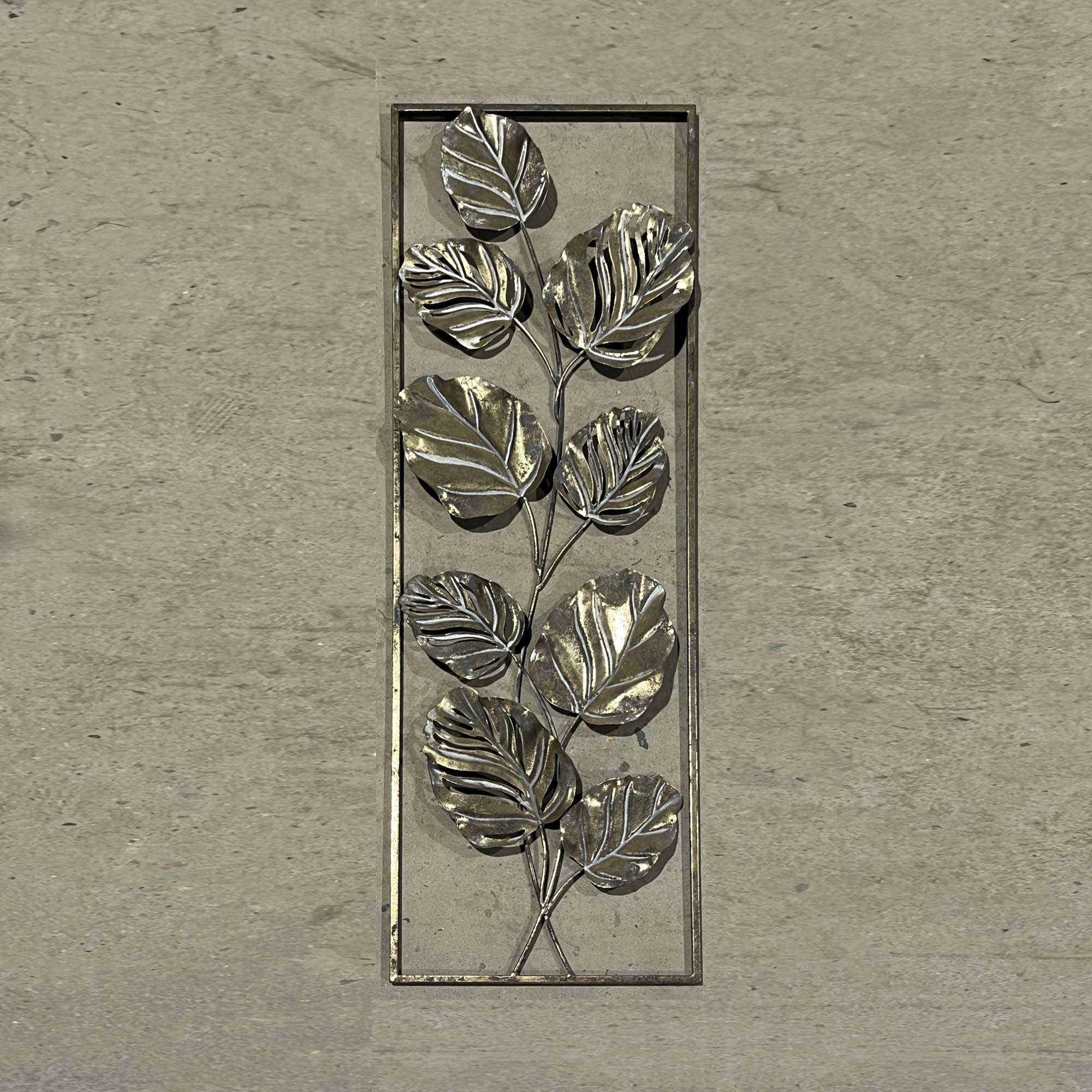 Wandpanel 'Efeutute', antik gold, B 30,5 cm, H 91,5 cm, L 4 cm von fischer's lagerhaus