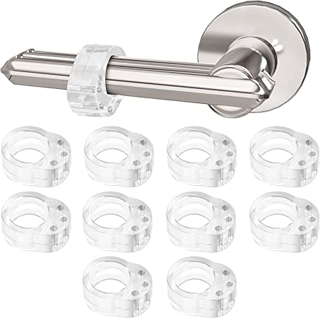 (10er Set) Türklinken Puffer Griff Stopper Anschlagdämpfer - Transparent