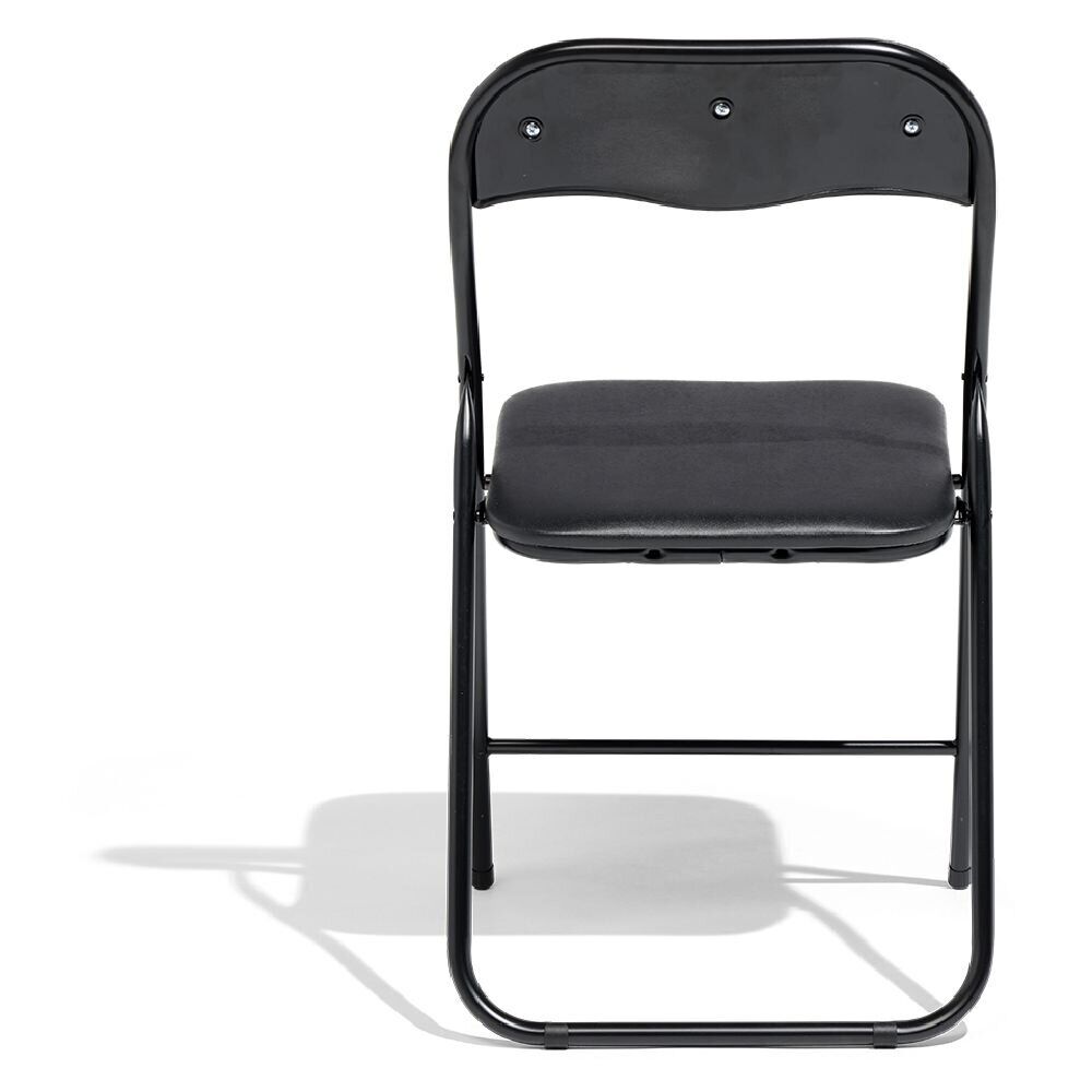 Chaise pliante Tracy métal noir 44x45x79cm