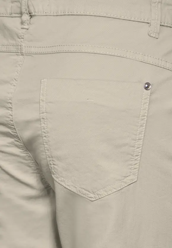 Casual Fit Twill Hose - dolomite stone