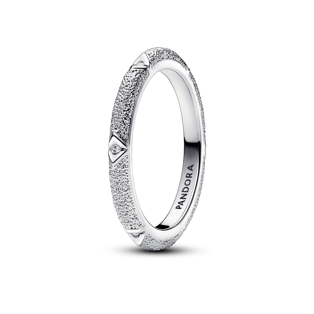 Pandora ME Struktur & Steine Ring 925 Silber
