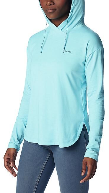COLUMBIA - T-SHIRT ML UV SUN TRECK EU HOODED PULLOVER W