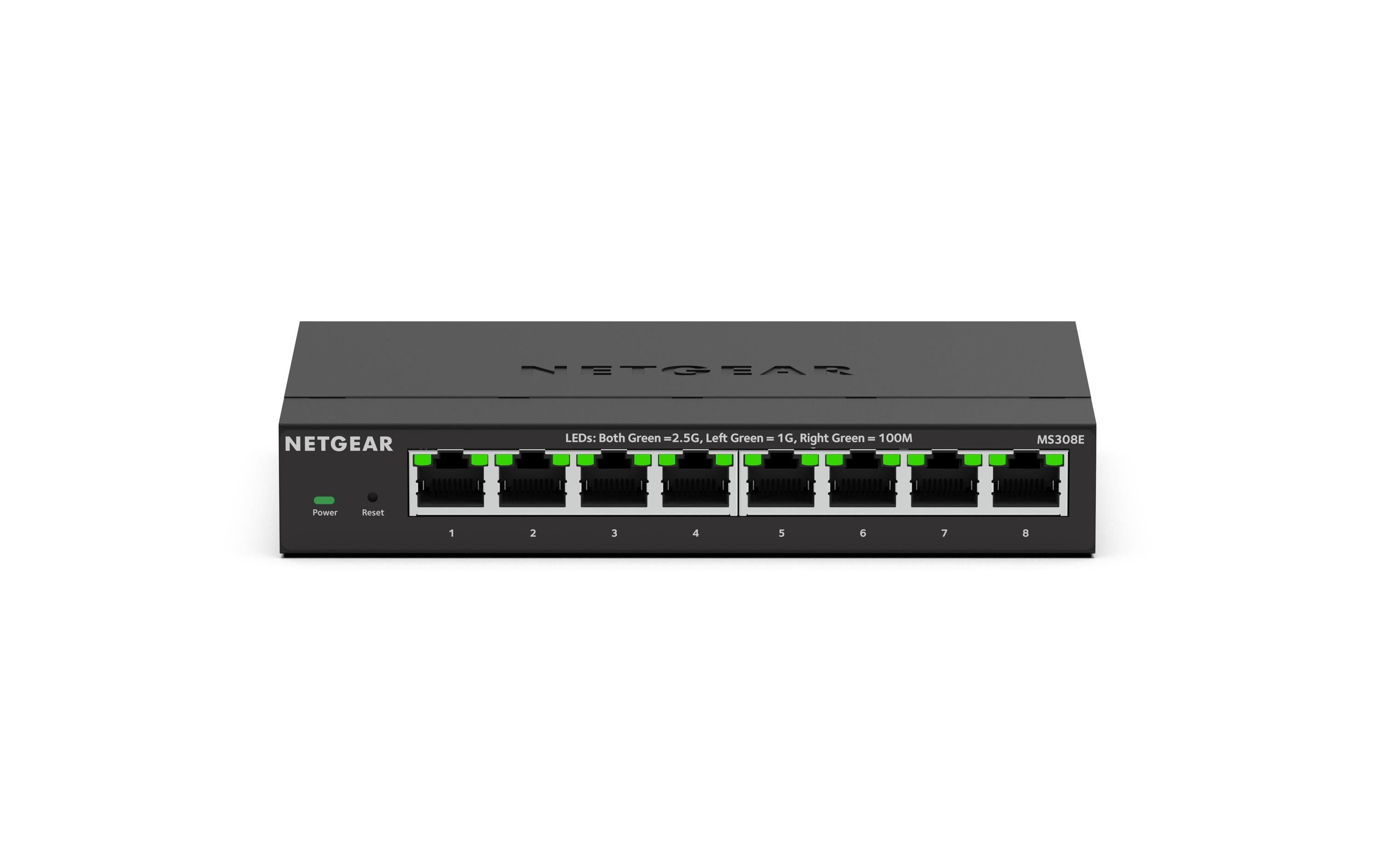 Switch MS308E 8 x2.5G Port<br>8-Port Multi-Gigabit 2.5G Ethernet Unmanaged Switch