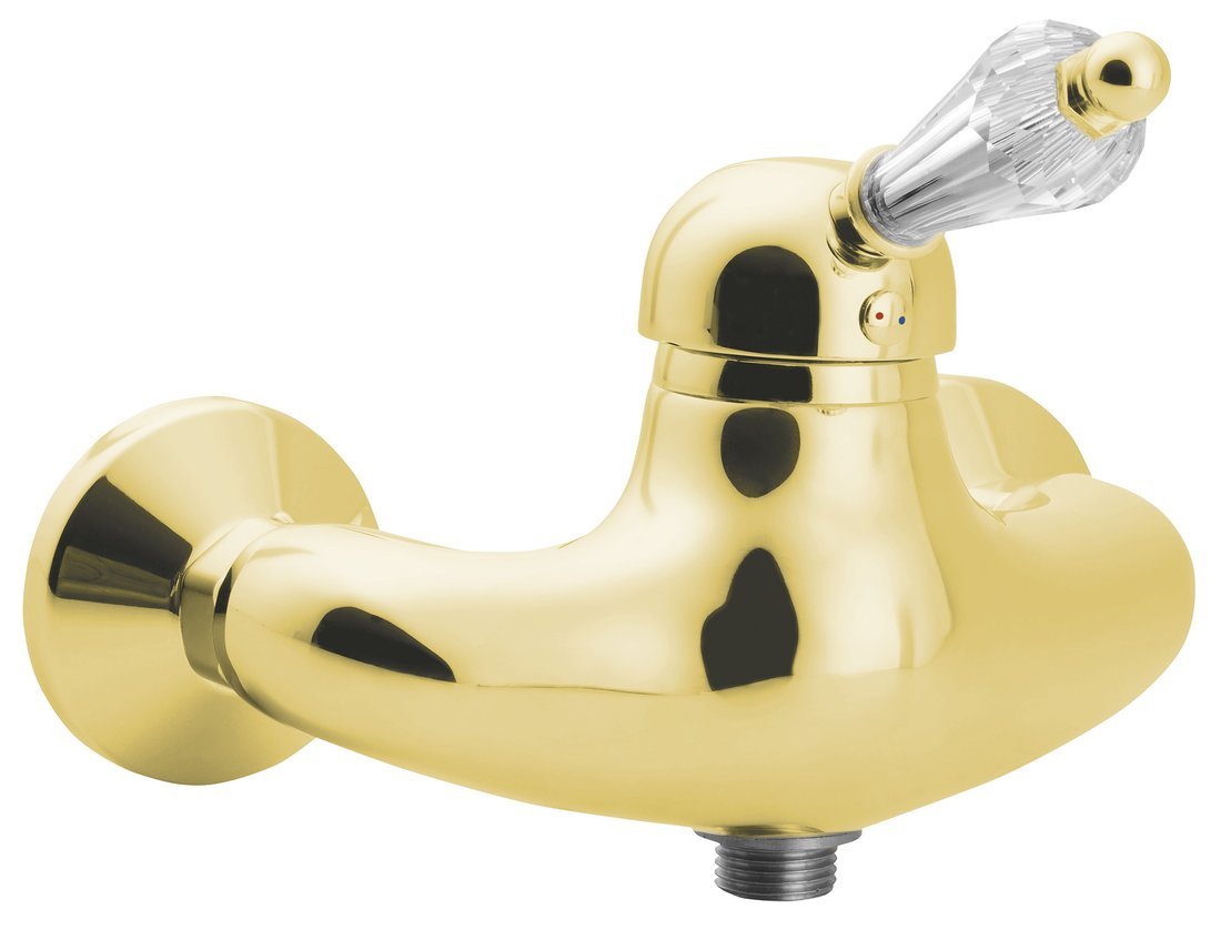 Sapho Kirké Crystal wand douchemengkraan goud