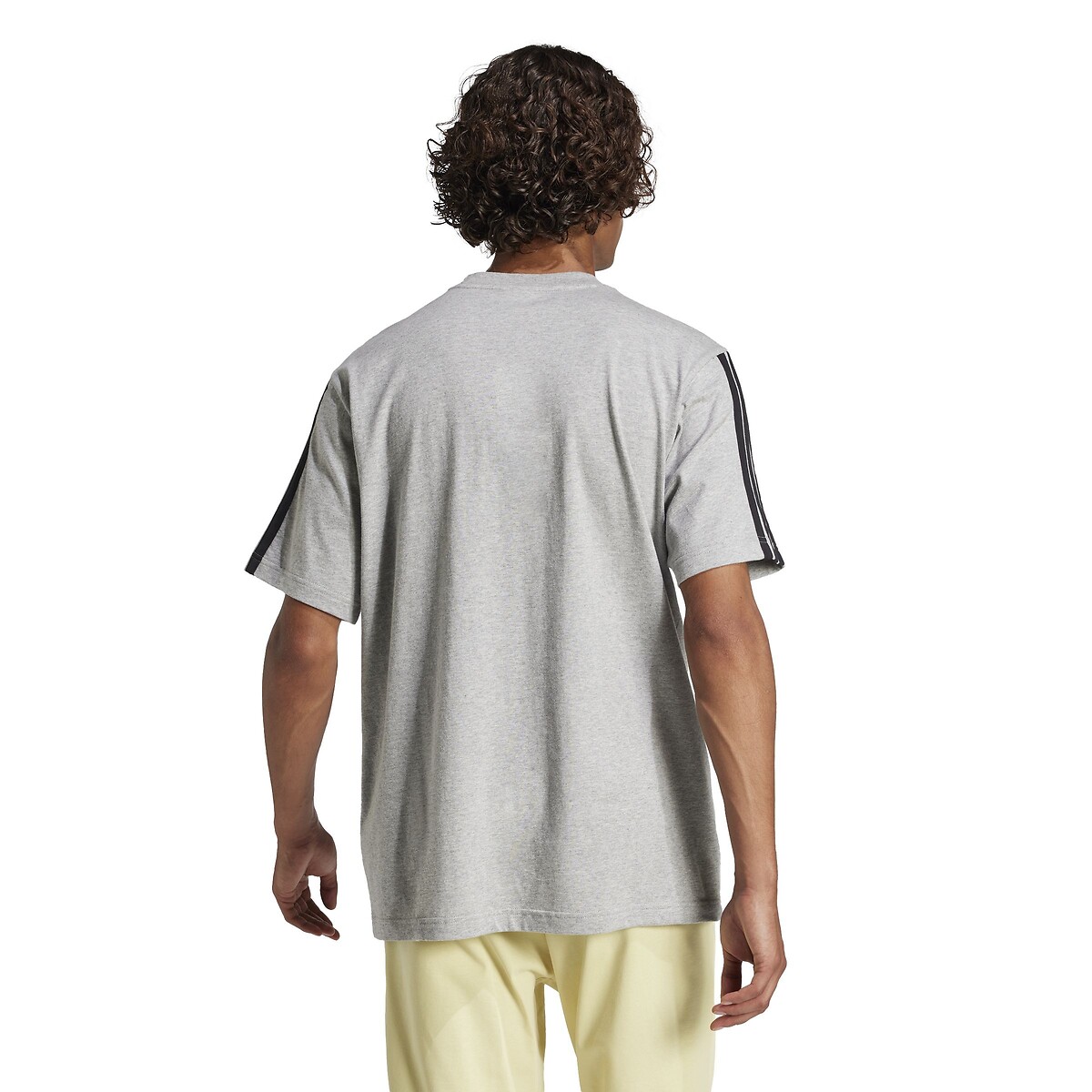 ADIDAS SPORTSWEAR<br>Camiseta essencial de manga curta com 3 listras