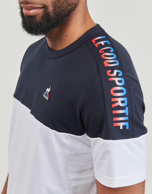 Le Coq Sportif - TRI TEE SS N°2 M - Blanc / Marine
