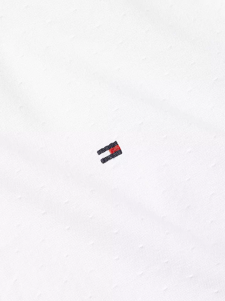 TOMMY HILFIGER Hemd Slim Fit weiss
