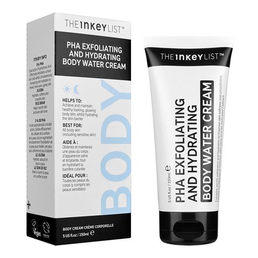 The Inkey List PHA Exfoliating & Hydrating Body Water Cream, 150 ml