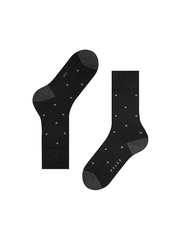 FALKE Socken Dot anthracite mel. grau