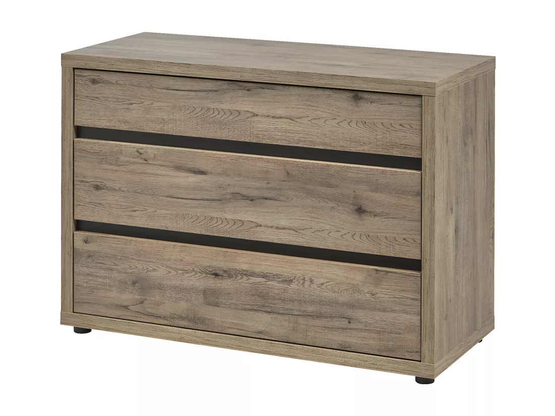 IRISA - Chambre 140x190cm avec Chevets et Commode