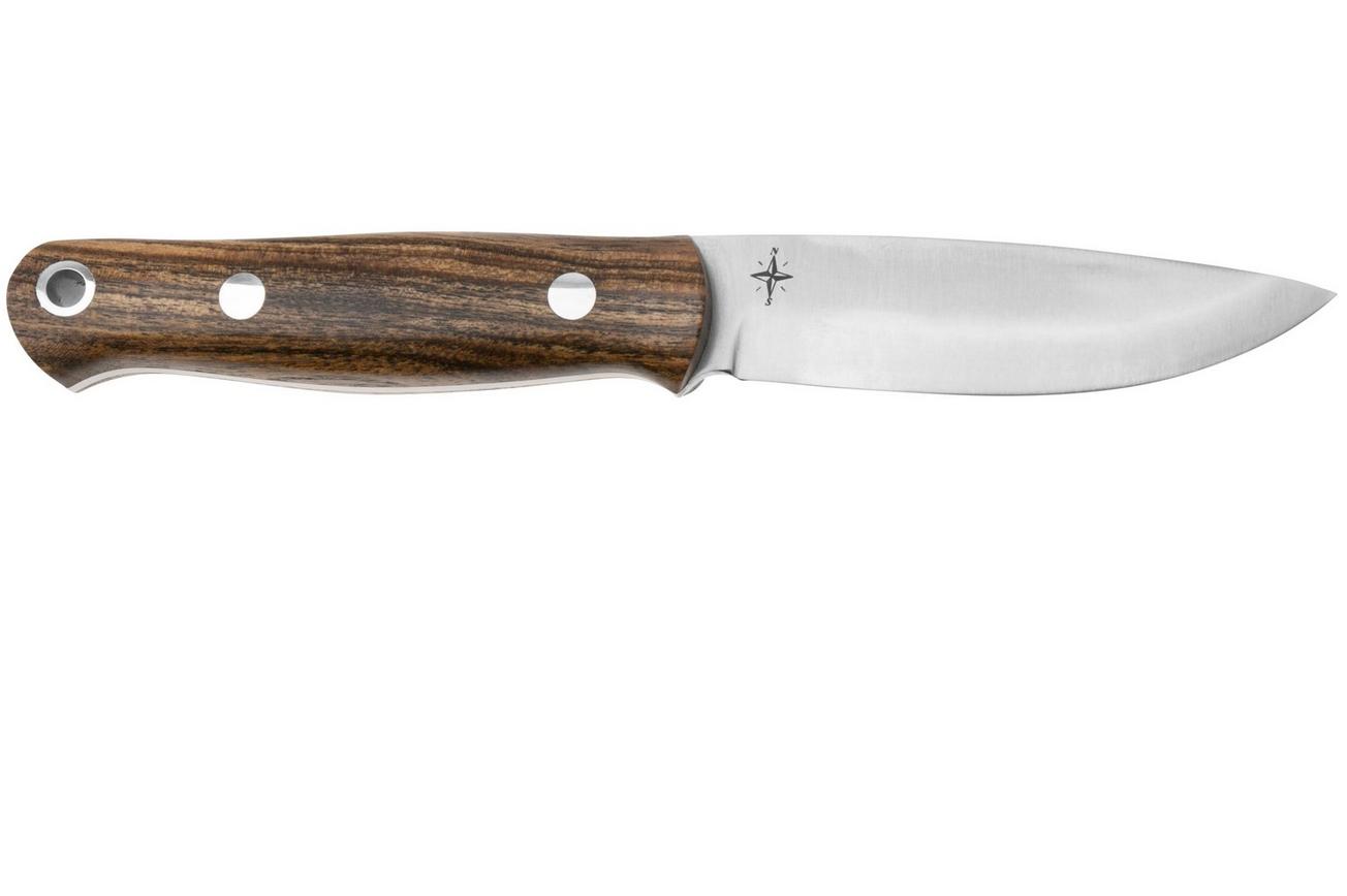 Bark River Bushcrafter 1 LT, CPM 3V Bocote Wood, bushcraftmes