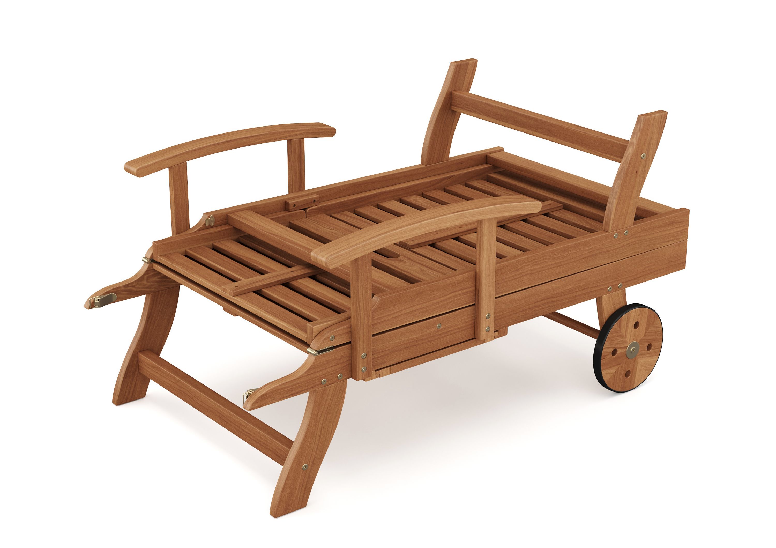 Liegestuhl Holz MAYANA klappbar