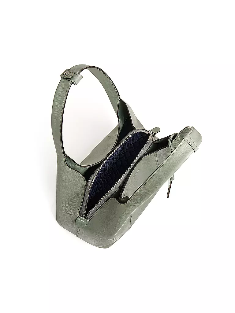 LE TANNEUR Ledertasche - Hobo Bag JULIETTTE Medium  olive