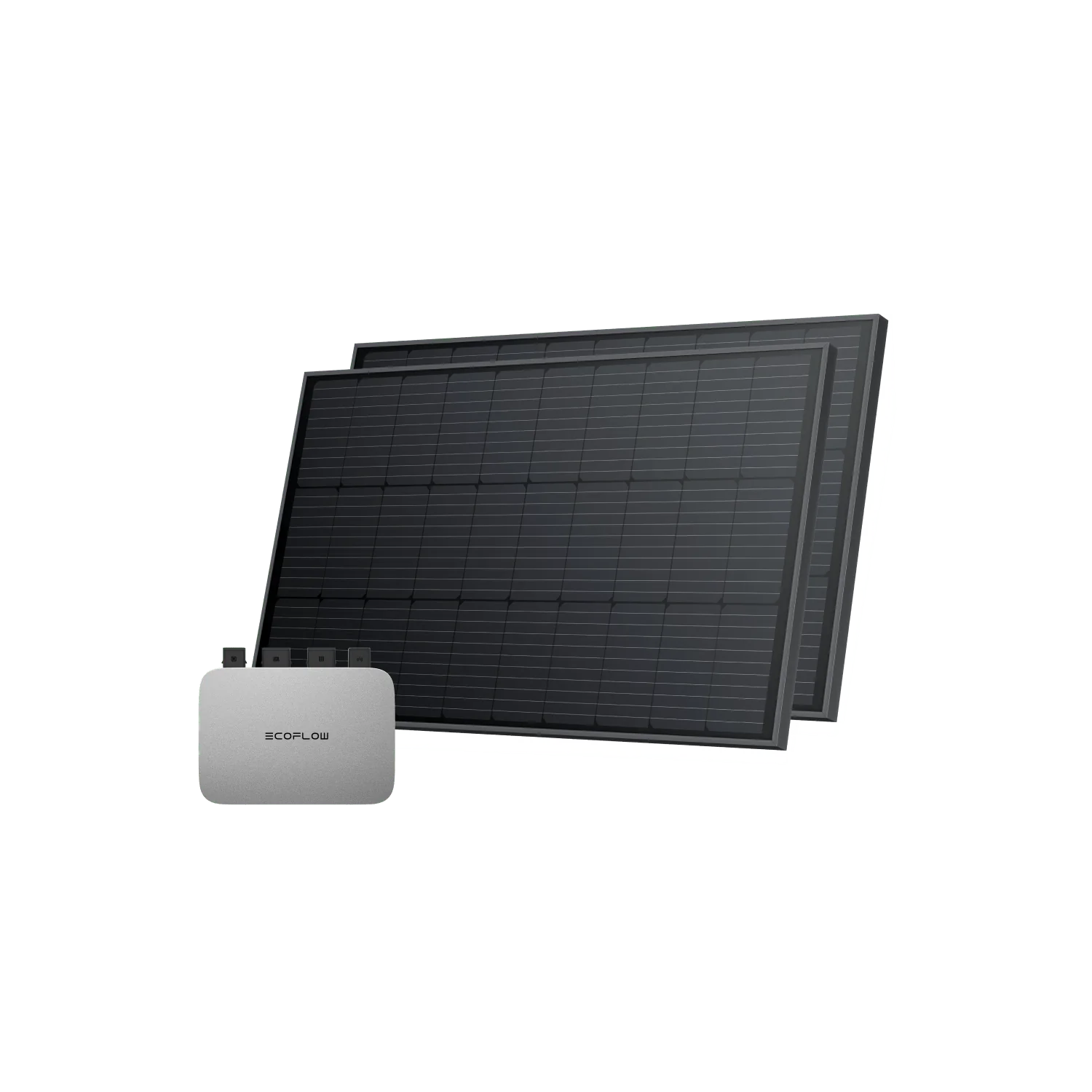 EcoFlow PowerStream Balkonkraftwerk 800W - 400W Starres Solarpanel