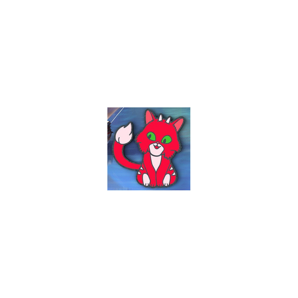 L'Île des Chats - Pin's rouge