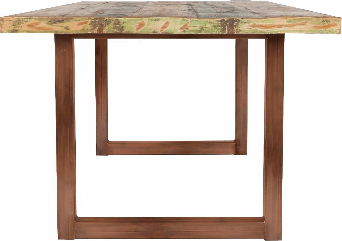SIT Esstisch »Tops« aus recyceltem Altholz und Metall, Shabby Chic, Vintage