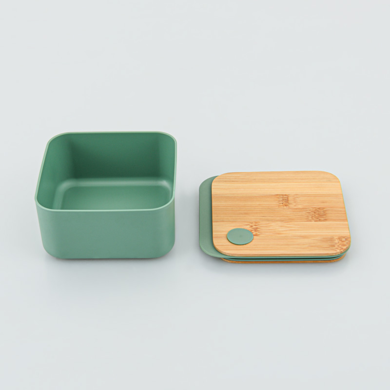 Lunch box vert carré 600ml