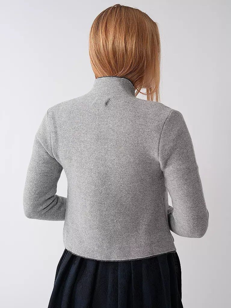 STAPF Trachtenstrickjacke DORIKA hellgrau