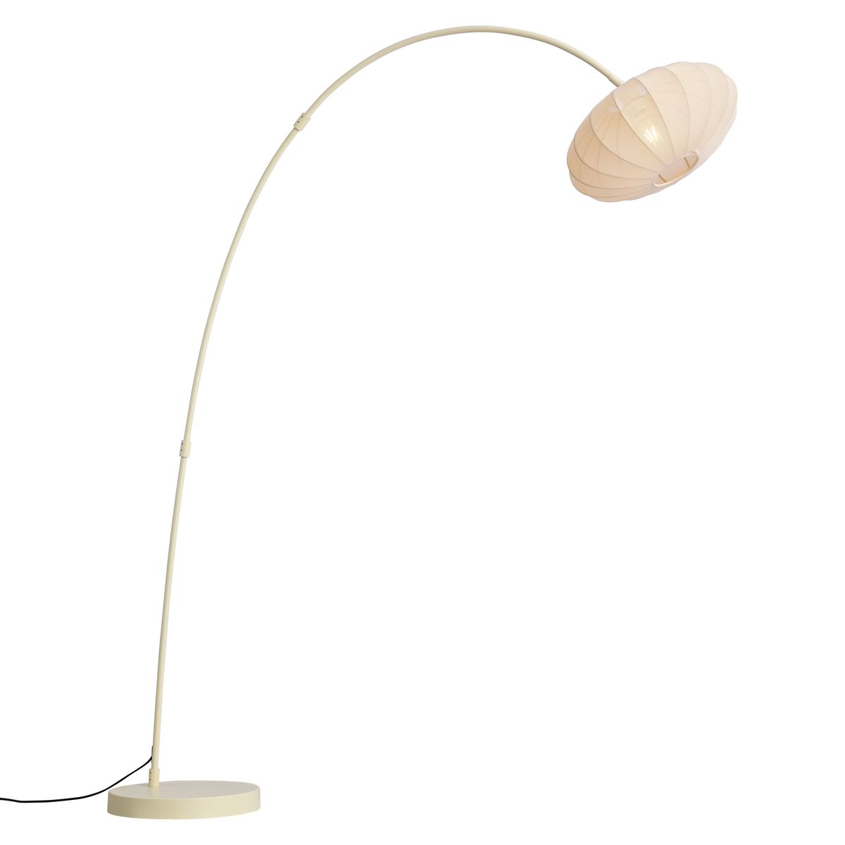 Japandi booglamp beige met kap - Bida