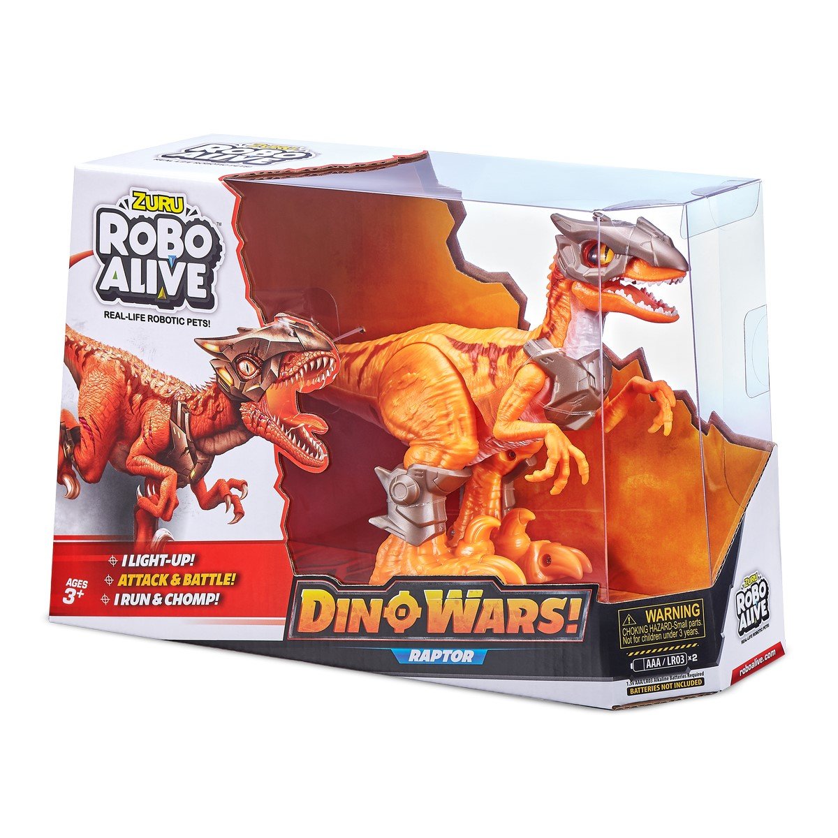 Raptor Dino Wars - Robo Alive