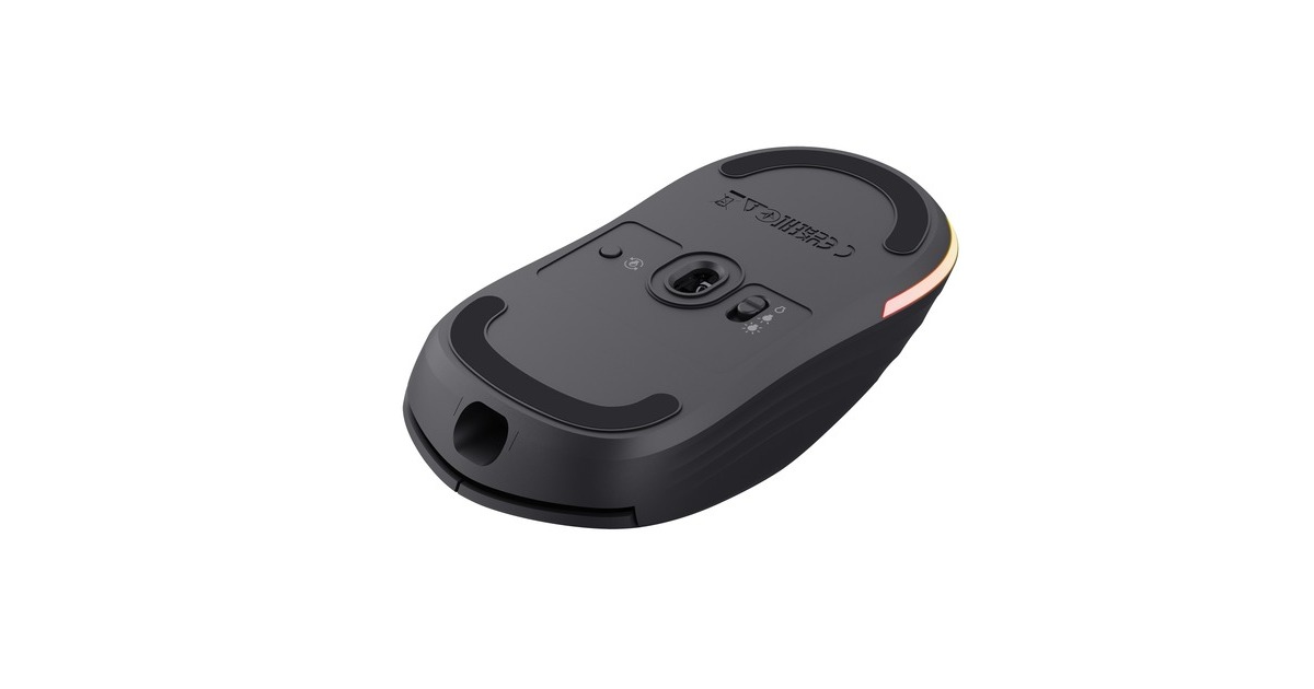 TrustGXT 927 Redex+ draadloze gaming muis met hoog prestatieniveau  (Zwart, RGB | 100 - 25.600 dpi | PS4 | PS5 | XBOX series X|S)