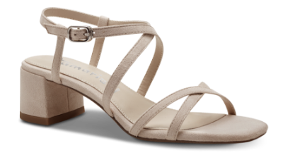 Tamaris Damesandal med hæl Beige 1-28204-42