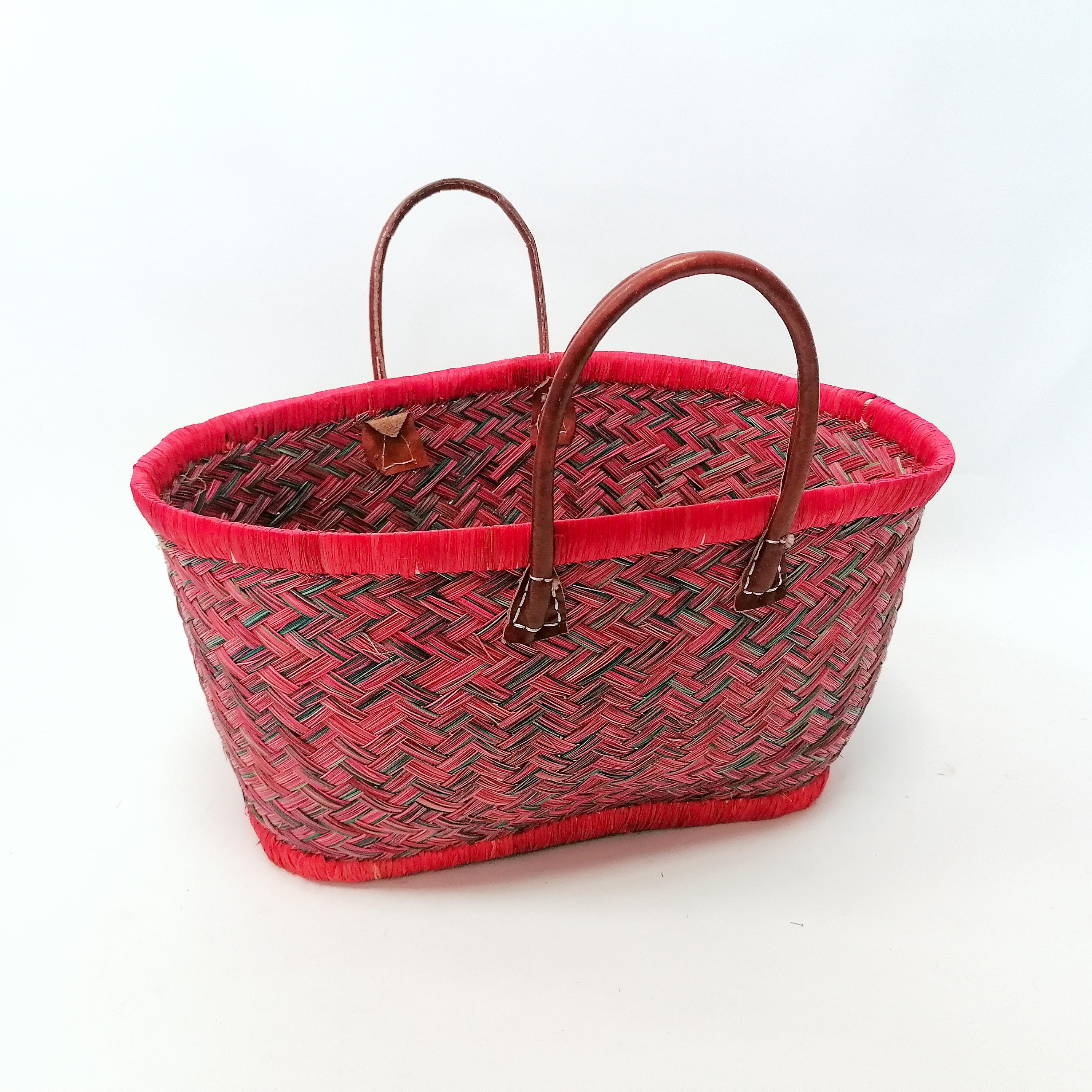 PANIER ARAVOLA TUTTI FRUTTI BICOLORE 27X52CM