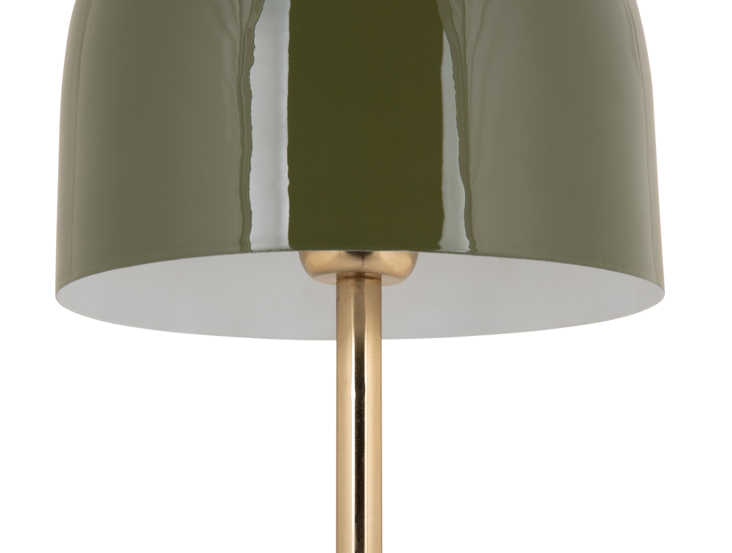 Table lamp Manta enamel jungle green