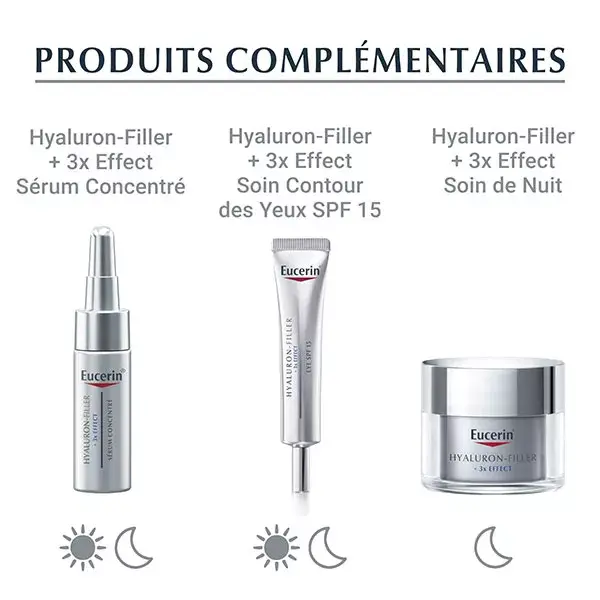 Eucerin Hyaluron-Filler +3x Effect Creme de Dia Antienvelhecimento FPS 30 50ml