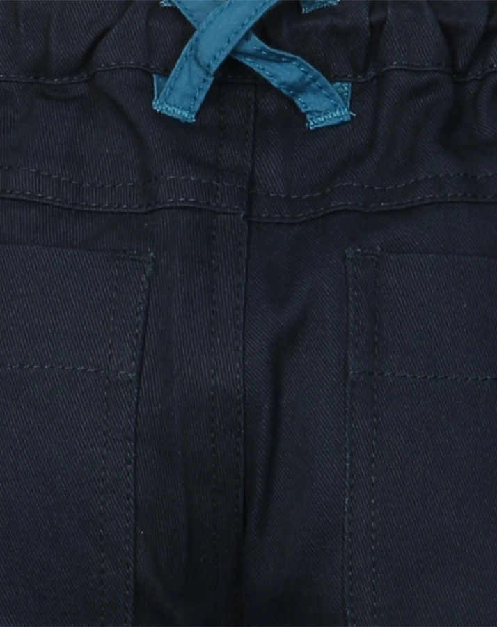 Funktions-Hose KUUSI CANVAS mit Kniebesatz in navy