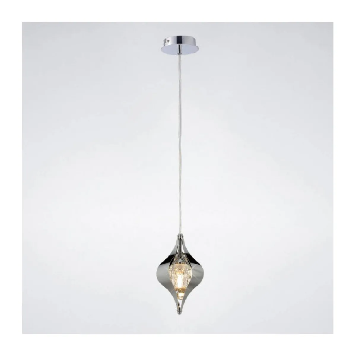 Luminaire Center Suspension Amano Chrome Poli