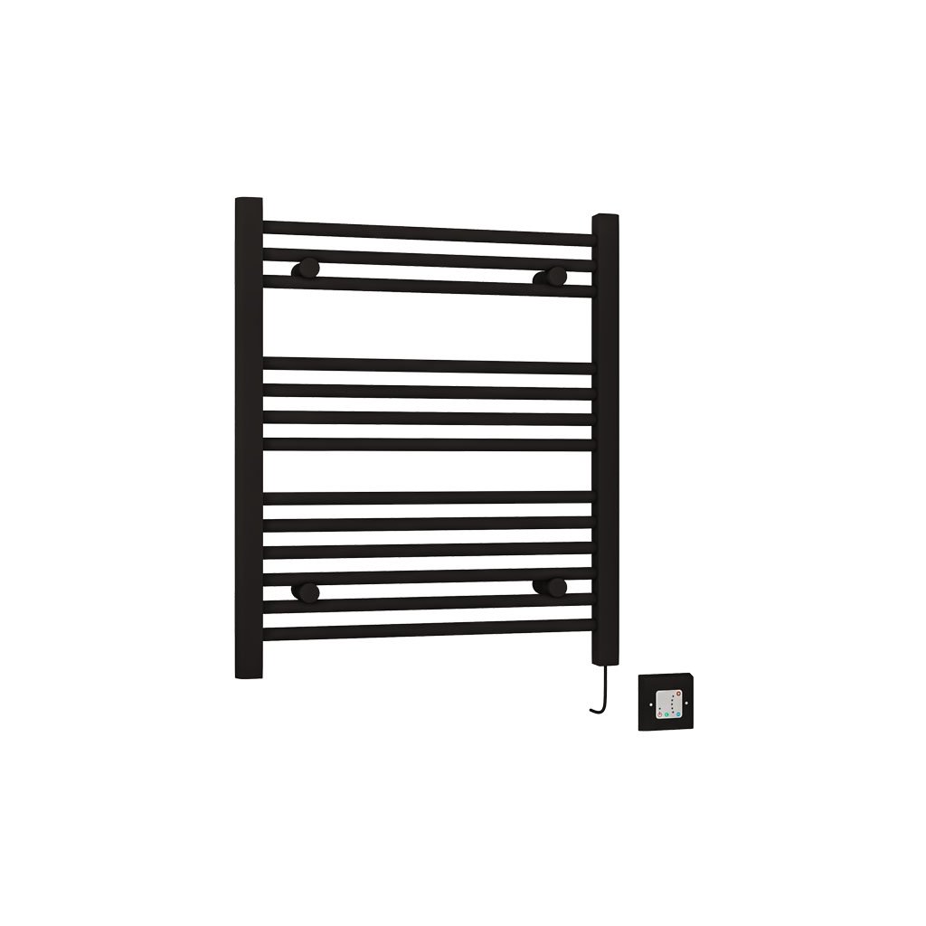 Eastbrook Biava elektrische handdoekradiator 60x70cm 300W zwart mat