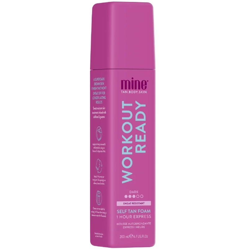 Minetan Workout Ready Self Tan Foam 200 ml